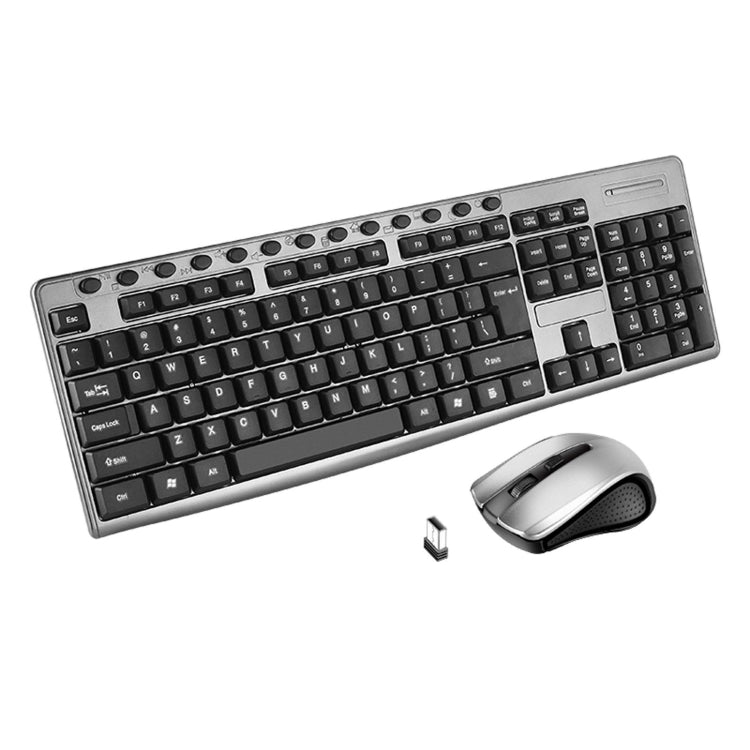 KB6600 104 Keys 2.4G Wireless Keyboard and Mouse Set - Wireless Keyboard by buy2fix | Online Shopping UK | buy2fix