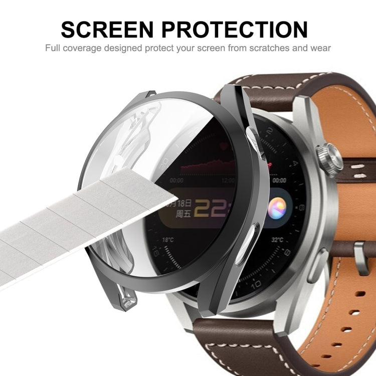 For Huawei Watch 3 Pro 48mm ENKAY Hat-Prince Full Coverage Transparent Soft Case TPU HD Clear Cover(Rose Gold) - Watch Cases by ENKAY | Online Shopping UK | buy2fix