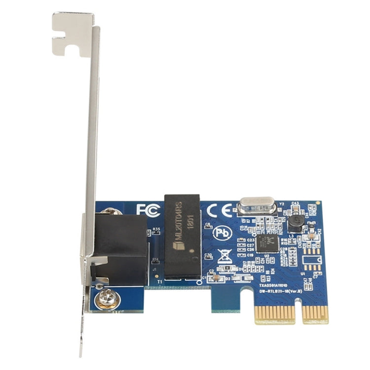 RTL8111F PCIe Gigabit PCI Express Card 10/100 / 1000Mbps RJ45 Lan Ethernet Adapter -  by buy2fix | Online Shopping UK | buy2fix