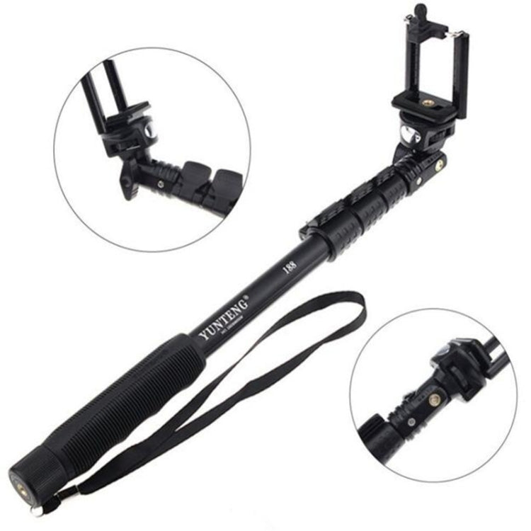 Yunteng 188 Extendable Handheld Telescopic Monopod, for Cameras / Smartphones / Mobiles - Consumer Electronics by buy2fix | Online Shopping UK | buy2fix