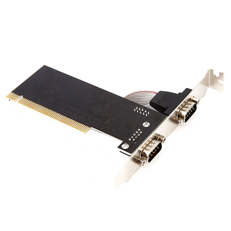 RS232 Serial Port TX382B 2 Port Pci to 9 Pin Com Riser Card Adapter with Tracking Number - RS485 / RS232 Series by buy2fix | Online Shopping UK | buy2fix