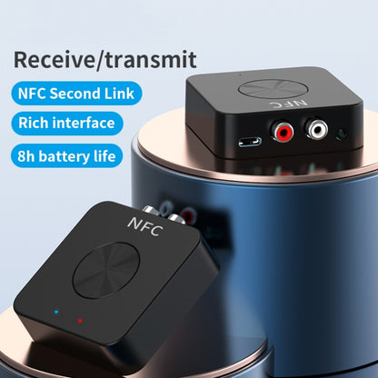 BT-21 NFC Bluetooth 5.0 Receiver & Transmitter RCA 3.5mm AUX Audio Adapter - Apple Accessories by buy2fix | Online Shopping UK | buy2fix