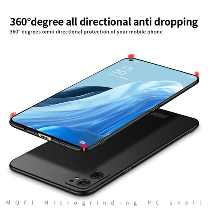 For OPPO Reno7 5G Global / Find X5 Lite MOFI Frosted PC Ultra-thin Hard Case(Red) - OPPO Cases by MOFI | Online Shopping UK | buy2fix