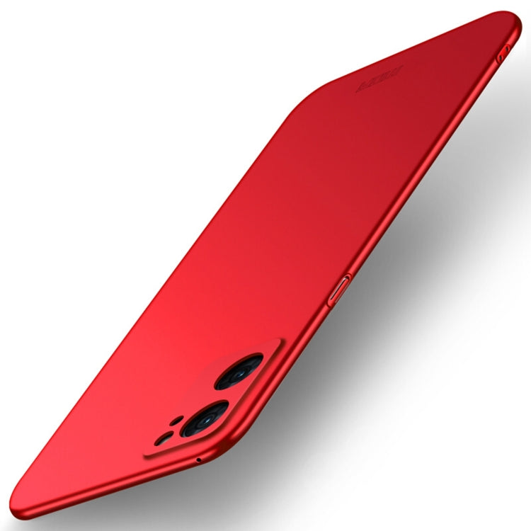 For OPPO Reno7 4G / F21 Pro 4G MOFI Frosted PC Ultra-thin Hard Case(Red) - OPPO Cases by MOFI | Online Shopping UK | buy2fix