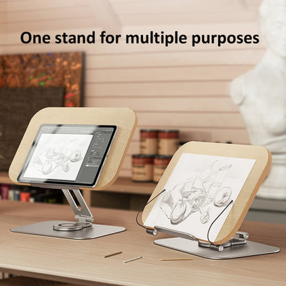 Boneruy R02 360 Degree Rotating Laptop Stand Read Book Holder - Desktop Holder by BONERUY | Online Shopping UK | buy2fix