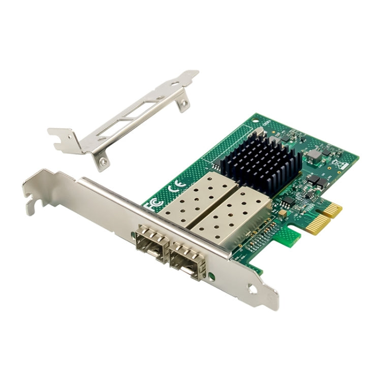 ST7257 PCIE X1 82576EB Dual Port SFP Ethernet Card NIC - USB Network Adapter by buy2fix | Online Shopping UK | buy2fix