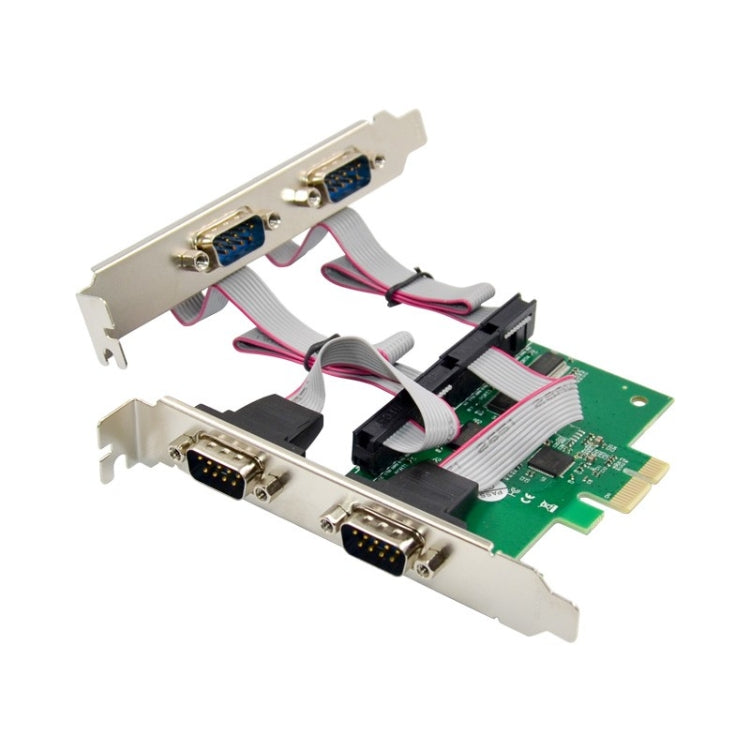 ST318 Serial Controller Card 4 Ports PCI Express Multi System Applicable Controller Card - Card Adapter by buy2fix | Online Shopping UK | buy2fix