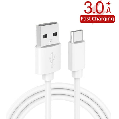 65W Dual PD Type-C + 3 x USB Multi Port Charger with 3A USB to Type-C Data Cable, EU Plug(White) - USB Charger by buy2fix | Online Shopping UK | buy2fix