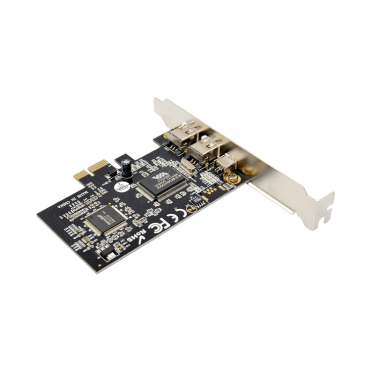 ST21 PCI-E X1 FireWire VT6308 1394A 2+1 Video Capture Card - Card Adapter by buy2fix | Online Shopping UK | buy2fix