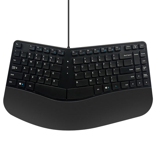 390B Ergonomic Compact Size Gaming Keyboard - Wired Keyboard by buy2fix | Online Shopping UK | buy2fix