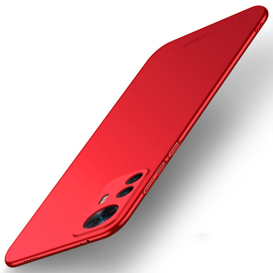 For Xiaomi 12T / Redmi K50 Ultra MOFI Micro Frosted PC Ultra-thin Hard Case(Red) - Xiaomi Cases by MOFI | Online Shopping UK | buy2fix