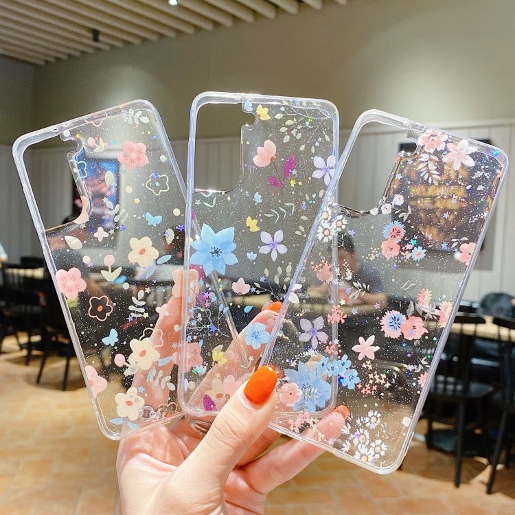 For Samsung Galaxy S20 FE Fresh Small Floral Epoxy TPU Phone Case(Butterflies Love Flowers 6) - Galaxy S20 FE Cases by buy2fix | Online Shopping UK | buy2fix