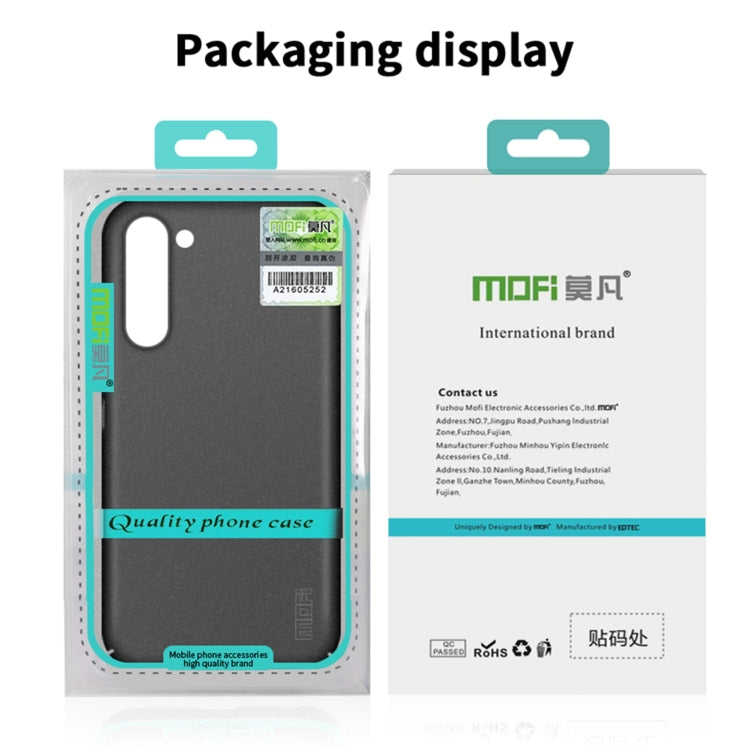 For Samsung Galaxy S23 5G MOFI Fandun Series Frosted Ultra-thin PC Hard Phone Case(Gray) - Galaxy S23 5G Cases by MOFI | Online Shopping UK | buy2fix