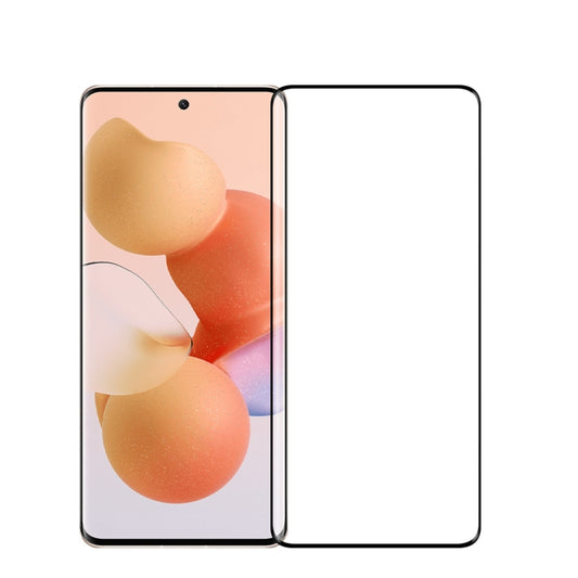 For OPPO Reno9 / Reno9 Pro / Reno9 Pro+ PINWUYO 9H 3D Hot Bending Tempered Glass Film(Black) - OPPO Tempered Glass by PINWUYO | Online Shopping UK | buy2fix