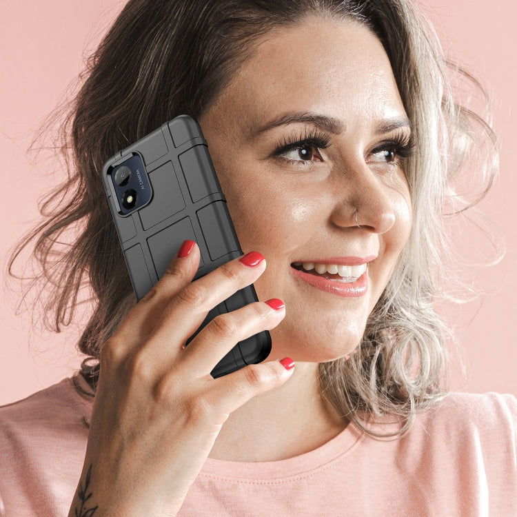 For Motorola Moto E13 Full Coverage Shockproof TPU Phone Case(Black) - Motorola Cases by buy2fix | Online Shopping UK | buy2fix