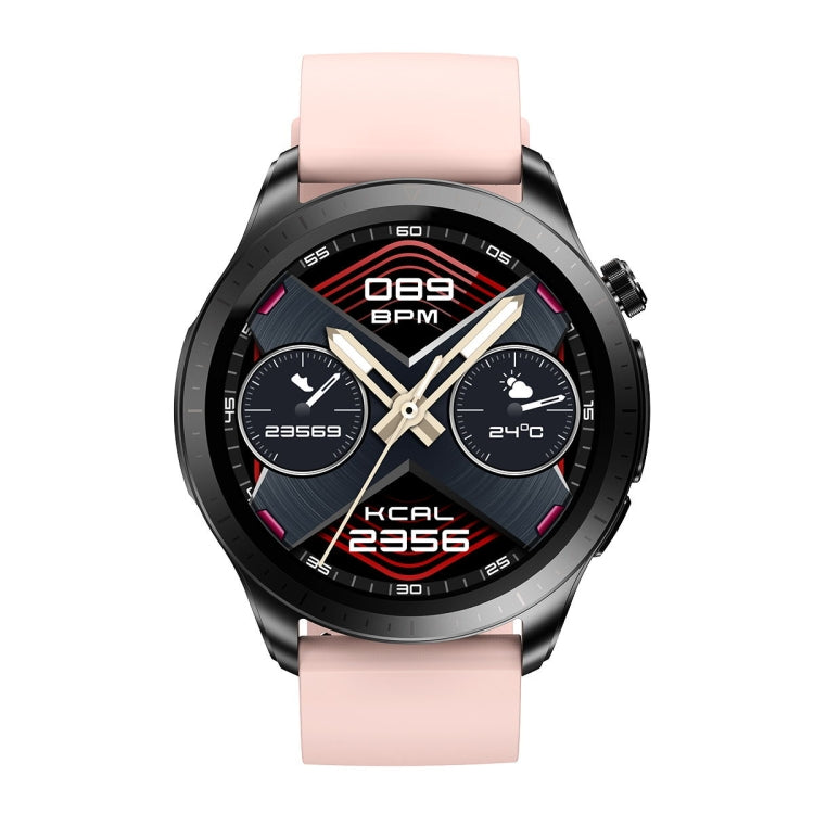 E420 1.39 inch Color Screen Smart Watch,Silicone Strap,Support Heart Rate Monitoring / Blood Pressure Monitoring(Pink) - Smart Wear by buy2fix | Online Shopping UK | buy2fix