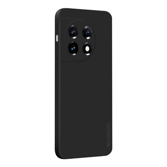 For OnePlus 11 PINWUYO Sense Series Liquid Silicone TPU Phone Case(Black) - OnePlus Cases by PINWUYO | Online Shopping UK | buy2fix