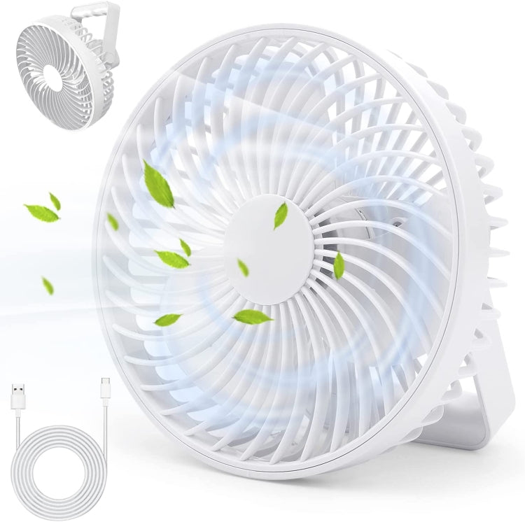 Multifunctional LED Rechargeable Outdoor Portable Tent Camping Fan(White) - Electric Fans by buy2fix | Online Shopping UK | buy2fix