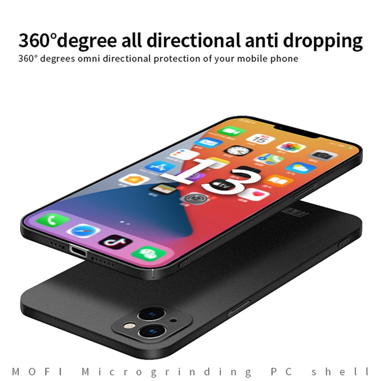 For iPhone 15 Pro Max MOFI Fandun Series Frosted PC Ultra-thin All-inclusive Phone Case(Black) - iPhone 15 Pro Max Cases by MOFI | Online Shopping UK | buy2fix