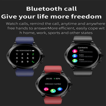 ET440 1.39 inch Color Screen Smart Silicone Strap Watch,Support Heart Rate / Blood Pressure / Blood Oxygen / Blood Glucose Monitoring(Black) - Smart Watches by buy2fix | Online Shopping UK | buy2fix