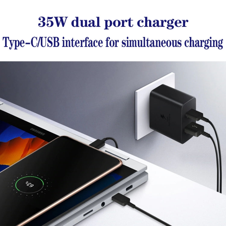 35W USB-C / Type-C + USB Charger Supports PPS / PD Protocol, US Plug - USB Charger by buy2fix | Online Shopping UK | buy2fix