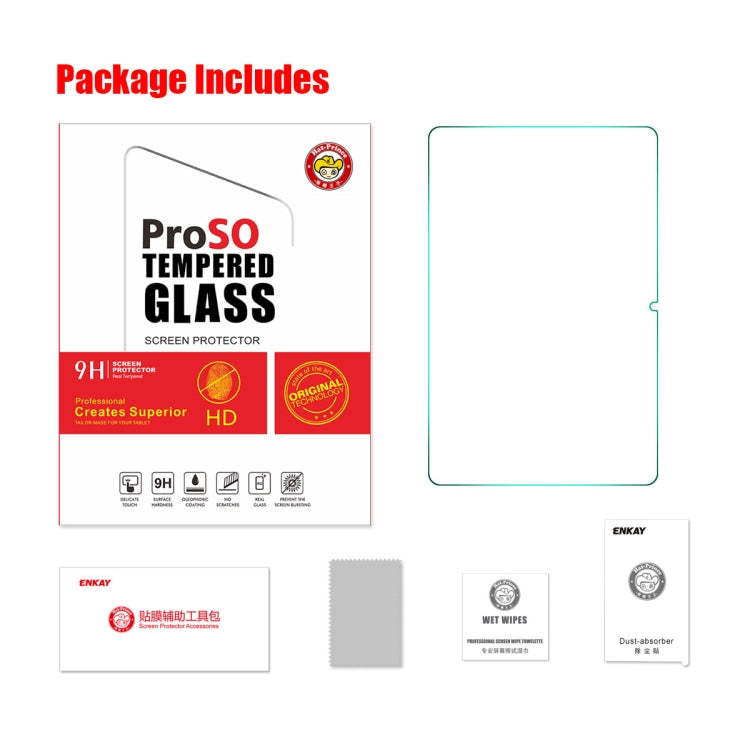 For Realme Pad 2 11.5 ENKAY Hat-Prince 0.33mm Explosion-proof Tempered Glass Protector Anti-Scratch Film - Realme Tempered Glass by ENKAY | Online Shopping UK | buy2fix