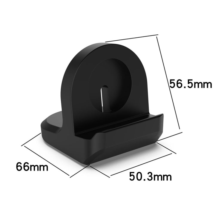 For Samsung Galaxy Watch6 / Watch6 Classic / Watch5 / Watch5 Pro JUNSUNMAY Silicone Charger Stand Non-Slip Base(Black) - Charger by JUNSUNMAY | Online Shopping UK | buy2fix