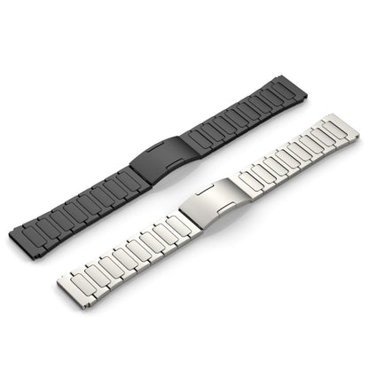 For Garmin Venu 3 22mm I-Shaped Titanium Alloy Watch Band(Black) - Watch Bands by buy2fix | Online Shopping UK | buy2fix