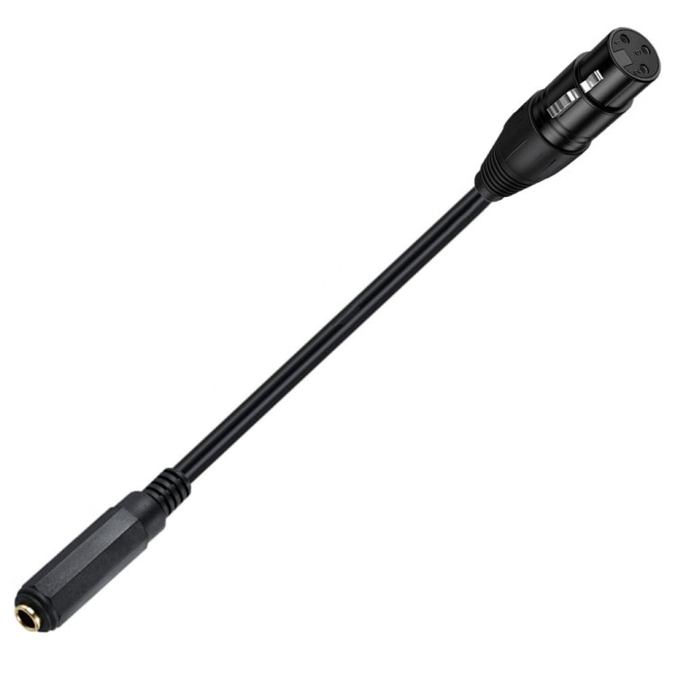 6.35mm Female to XLR Female JUNSUNMAY Speaker Audio Amplifier Connection Cable, Length: 50cm - Microphone Audio Cable & Connector by JUNSUNMAY | Online Shopping UK | buy2fix