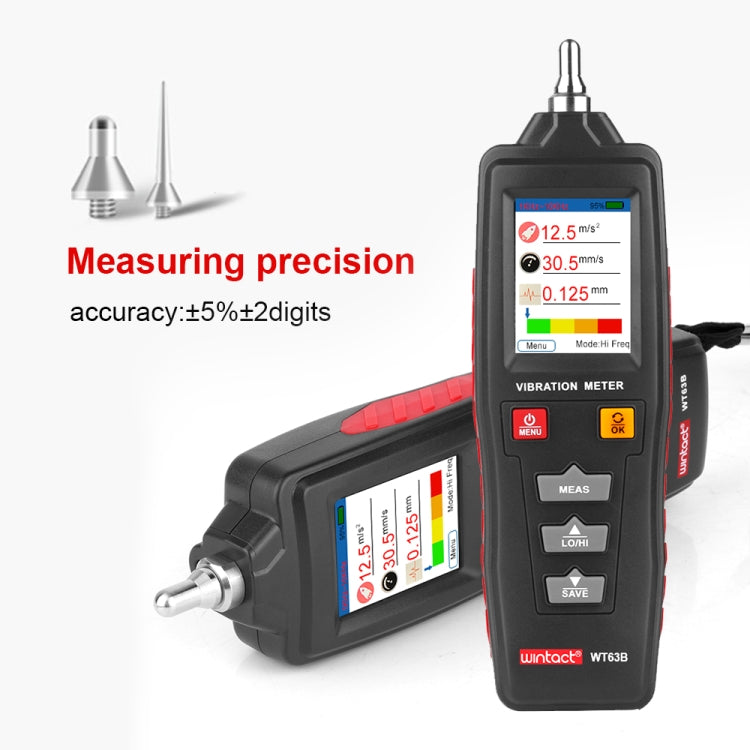 WINTACT WT63B Handheld Vibration Analyzer Digital Vibration Meter - Consumer Electronics by Wintact | Online Shopping UK | buy2fix