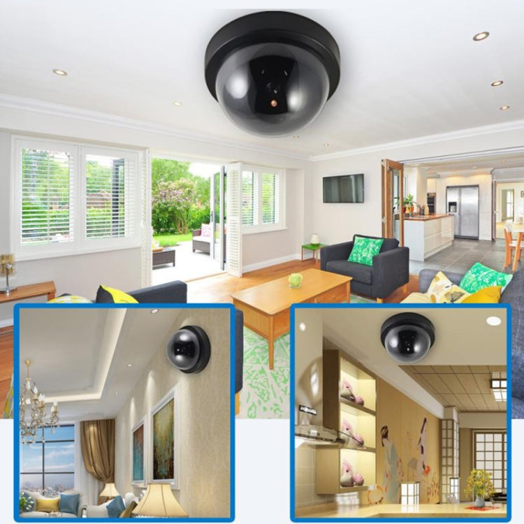 Outdoor Waterproof Infrared CCTV Dummy Dome LED Surveillance Security Camera - Security by buy2fix | Online Shopping UK | buy2fix