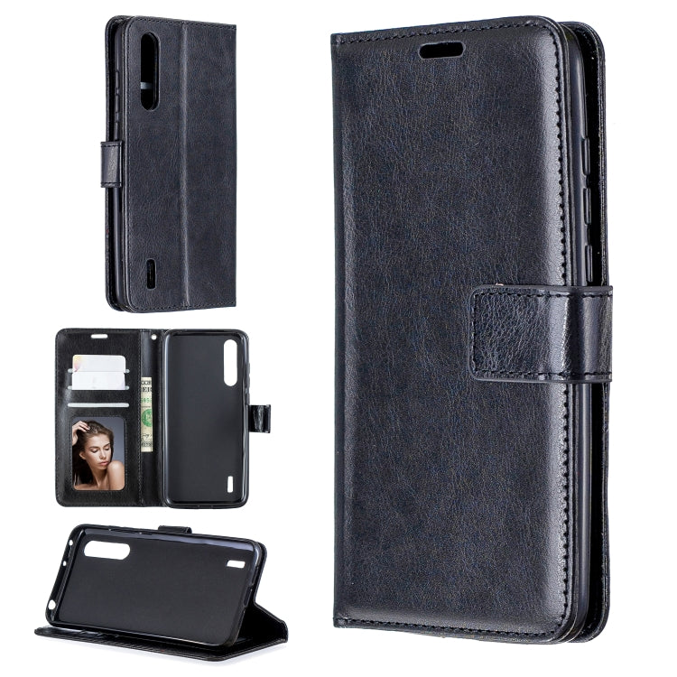 For Xiaomi Mi 9 Lite / CC9 Crazy Horse Texture Horizontal Flip Leather Case with Holder & Card Slots & Wallet & Photo Frame(Black) - Xiaomi Cases by buy2fix | Online Shopping UK | buy2fix