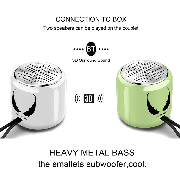 M9 Bluetooth5.0 Subwoofer Portable Speaker Aluminium Alloy Body Music Player(Black) - Mini Speaker by buy2fix | Online Shopping UK | buy2fix