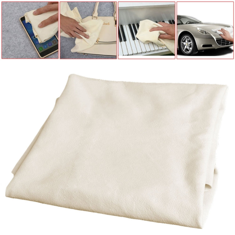 Natural Shammy Chamois Leather Car Cleaning Towels Drying Washing Cloth - Car Washer & Accessories by buy2fix | Online Shopping UK | buy2fix
