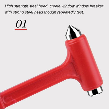 3 PCS Multifunctional Safety Hammers Car Windows Breaker Mini Rescue Escape Tool - Emergency Hammer by buy2fix | Online Shopping UK | buy2fix