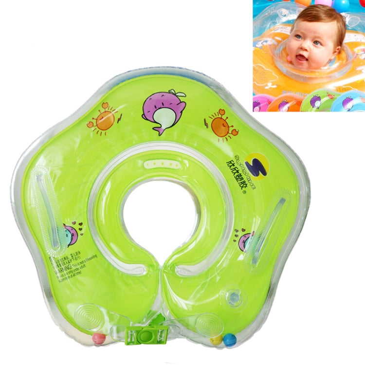 Circle Shaped Inflatable Baby Children Swimming Neck Ring(Green) - Outdoor & Sports by buy2fix | Online Shopping UK | buy2fix