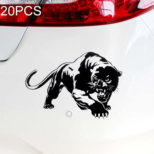 20 PCS Wild Panther Car Body Decal Car Stickers Motorcycle Decorations, Size: 19x12cm(Black) - Decorative Sticker by buy2fix | Online Shopping UK | buy2fix