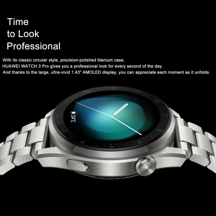 Original HUAWEI WATCH 3 Pro Smart Sports Watch, Color:Enjoyable Gray - Wearable Devices by Huawei | Online Shopping UK | buy2fix