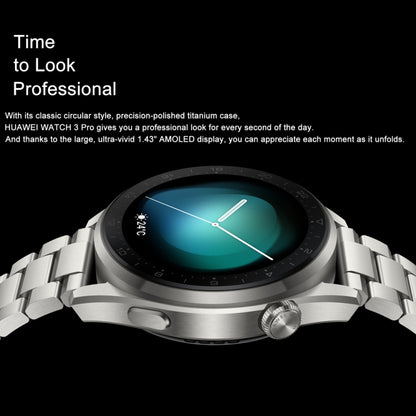 Original HUAWEI WATCH 3 Pro Smart Sports Watch, Color:Enjoyable Gray - Wearable Devices by Huawei | Online Shopping UK | buy2fix