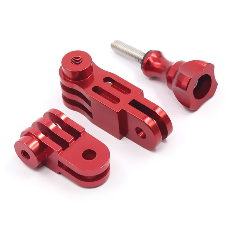Action Camera Universal Aluminum Alloy Three-way Adjustment Arm 360 Degree Adapter(Red) - DJI & GoPro Accessories by buy2fix | Online Shopping UK | buy2fix