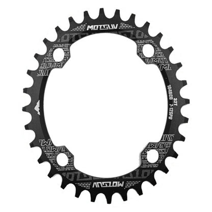 MOTSUV Narrow Wide Chainring MTB  Bicycle 104BCD Tooth Plate Parts(Black) - Outdoor & Sports by buy2fix | Online Shopping UK | buy2fix