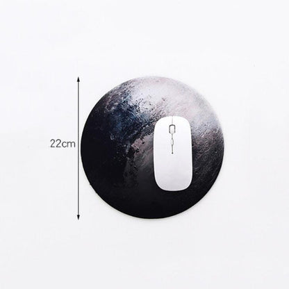 2 PCS 22cm Cute Fruit Series Round Mouse Pad Desk Pad Office Supplies(Pluto) - Computer & Networking by buy2fix | Online Shopping UK | buy2fix