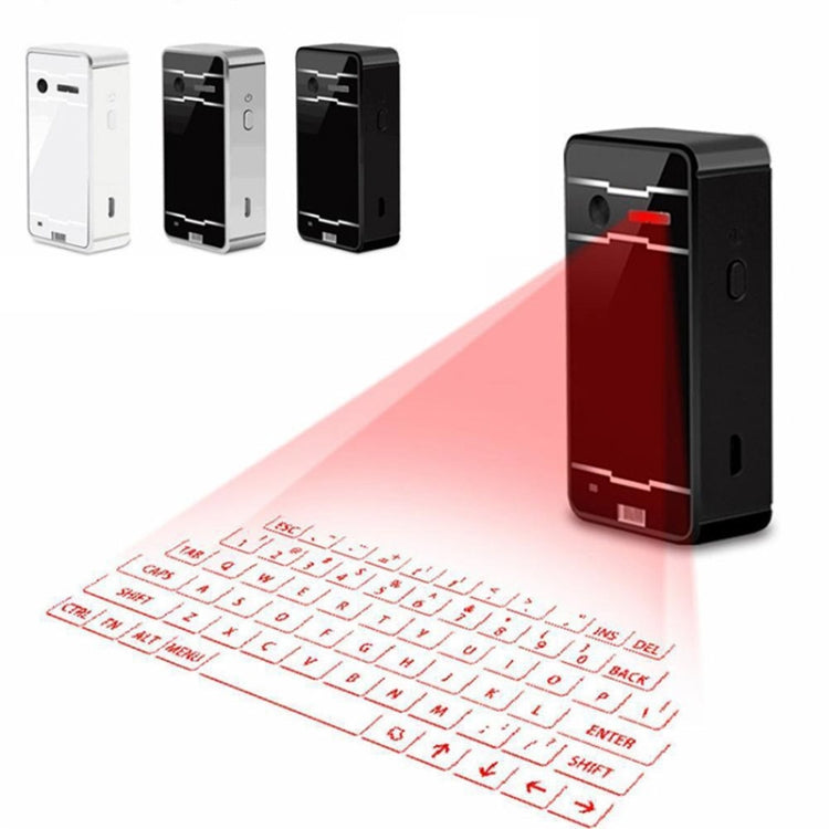 JHP-Best Portable Virtual Lasers Keyboard Mouse Wireless Bluetooth Lasers Projection Speaker(Silver) - Laser Keyboard by buy2fix | Online Shopping UK | buy2fix