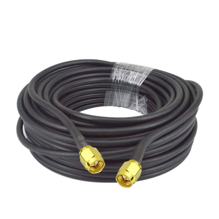 SMA Male To SMA Male RG58 Coaxial Adapter Cable, Cable Length:1.5m - Connectors by buy2fix | Online Shopping UK | buy2fix