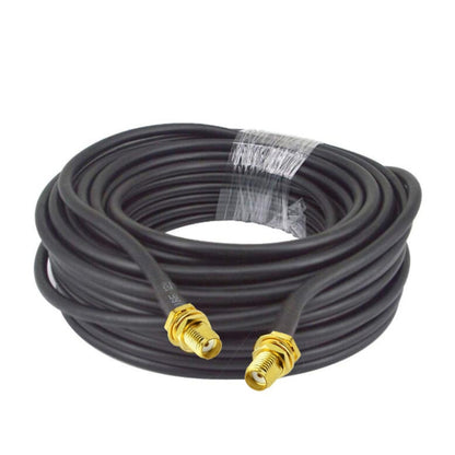 SMA Female To SMA Female RG58 Coaxial Adapter Cable, Cable Length:5m - Connectors by buy2fix | Online Shopping UK | buy2fix