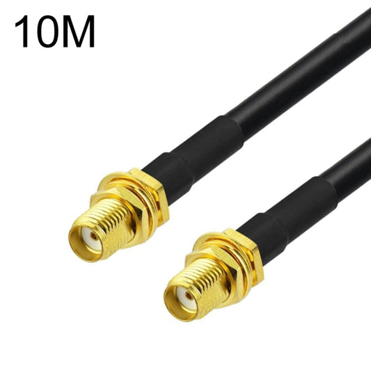 SMA Female To SMA Female RG58 Coaxial Adapter Cable, Cable Length:10m - Connectors by buy2fix | Online Shopping UK | buy2fix