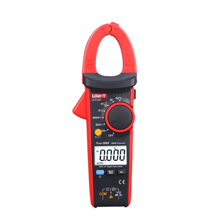 UNI-T UT216A 600A Digital Clamp Meter AC DC Voltage Detector - Digital Multimeter by UNI-T | Online Shopping UK | buy2fix