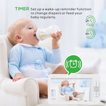 SM70 7-inch 720 x 1080P Wireless Baby Monitor Camera Temperature Monitor 2 Way Audio AU Plug - Security by buy2fix | Online Shopping UK | buy2fix