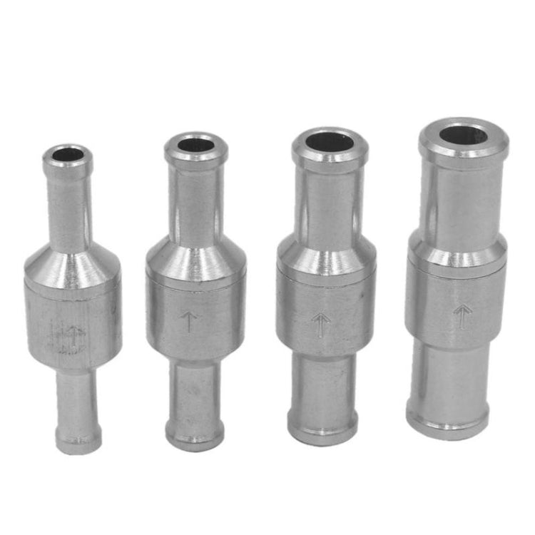 Car Aluminum Alloy Gasoline Fuel Check Valve, Size:M10(Silver) - In Car by buy2fix | Online Shopping UK | buy2fix