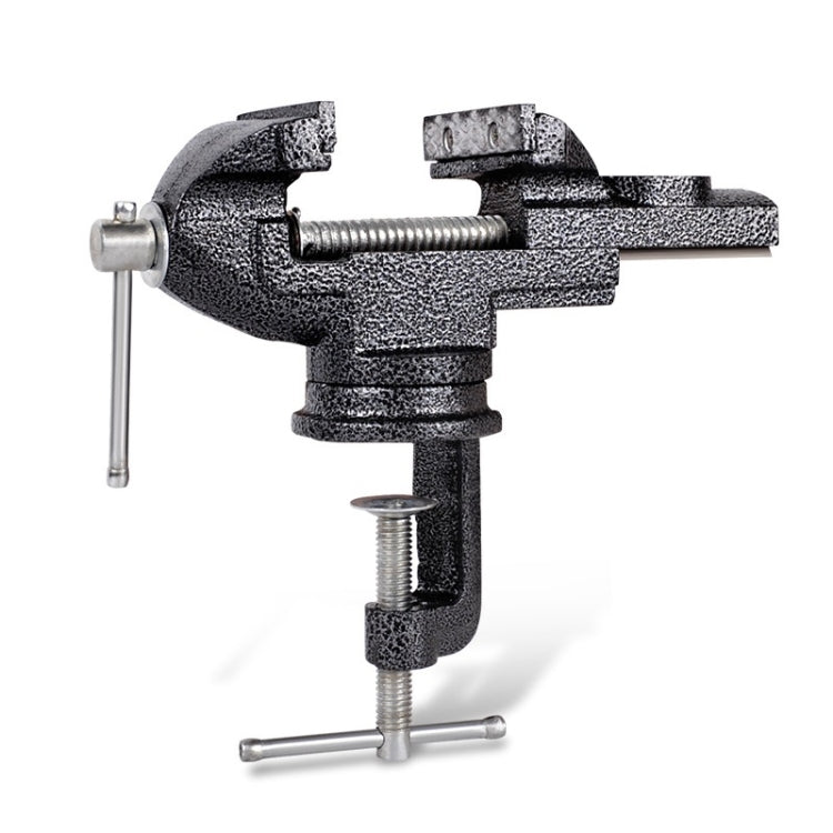 360-Degree Rotating Small Vise Table Flat Universal Table Clamp, Random Color Delivery, Size:50mm - Others by buy2fix | Online Shopping UK | buy2fix